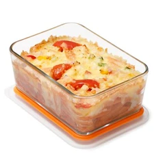 MIni-1.2QT Small Glass Baking Dish with Lid（7×5 inches）Deep Rectangular Bakin...