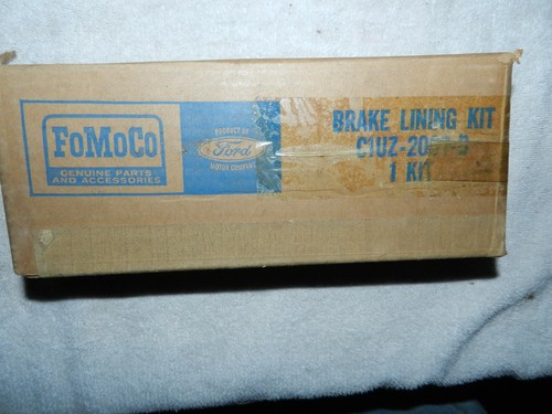 NOS FoMoCo Ford 1961 62 63 64 Ford Econoline C1UZ-2007-B BRAKE LINING KIT - Picture 4 of 5