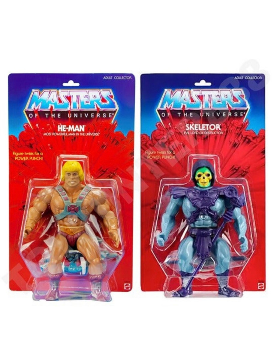 Mattel MOTU 2014 Giant Jumbo He-Man & Skeletor 12