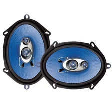 Pyle Pl573bl Blue Label 5 X 7-inch/6 X 8-inch 300W-Max 3-Way Coaxial Speakers