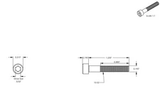 10-32 Socket Head Cap Screws Allen Hex Drive Stainless Steel Bolts All Lengths