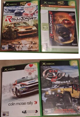 Bundle Of Original Xbox Racing Games Including Colin Mcrae Rally 3 ...