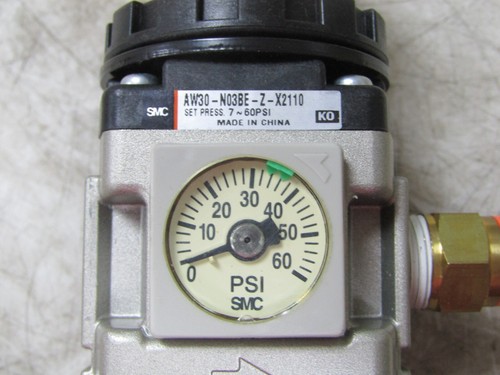 NEU SMC 0-60 PSI FILTERREGLER 3/4 ZOLL NPT AW30-N03BE-Z-X2110 - Bild 8 von 8