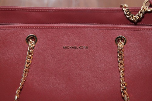 Neu mit Etikett Michael Kors Jet Set Travel Chain Top Zip Multifunktion Beuteltasche Tasche Brick - Bild 5 von 8