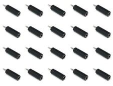 20 Lot 1/4" Female Jack to 3.5mm Male Plug Stereo Headphone Audio Adapter 20pcs.