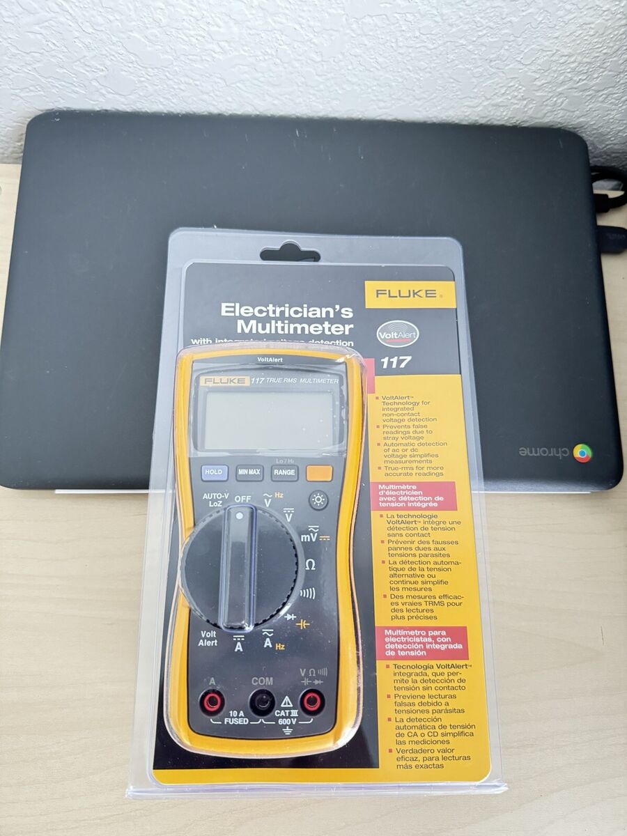 FLUKE 117 TRUE RMS MULTIMETER / NEW SEALED - FREE SHIPPING FLUKE 117 TRUE RMS MULTIMETER / NEW SEALED - FREE SHIPPING