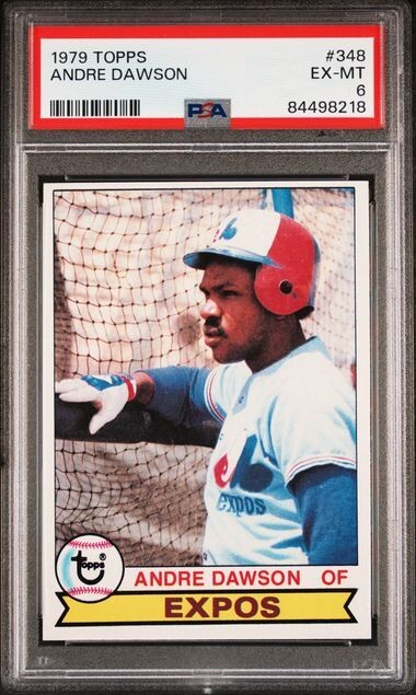 1979 Topps - #348 Andre Dawson PSA 6