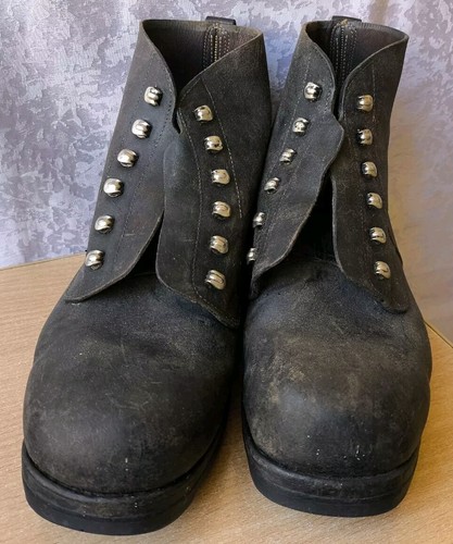 Vintage Army Boots German Military Issue Mountain Climbing Bundeswehr Raichle 43 - Picture 4 of 24