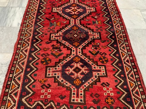 Vintage Rug,Afghan Rug,Turkish Rug,Boho Rug,Turkoman Rug,Hand Knotted Rug 3x5 ft - Picture 2 of 9