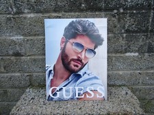 Genuine Guess designer eyewear shop display advertising -Free standing cardboard