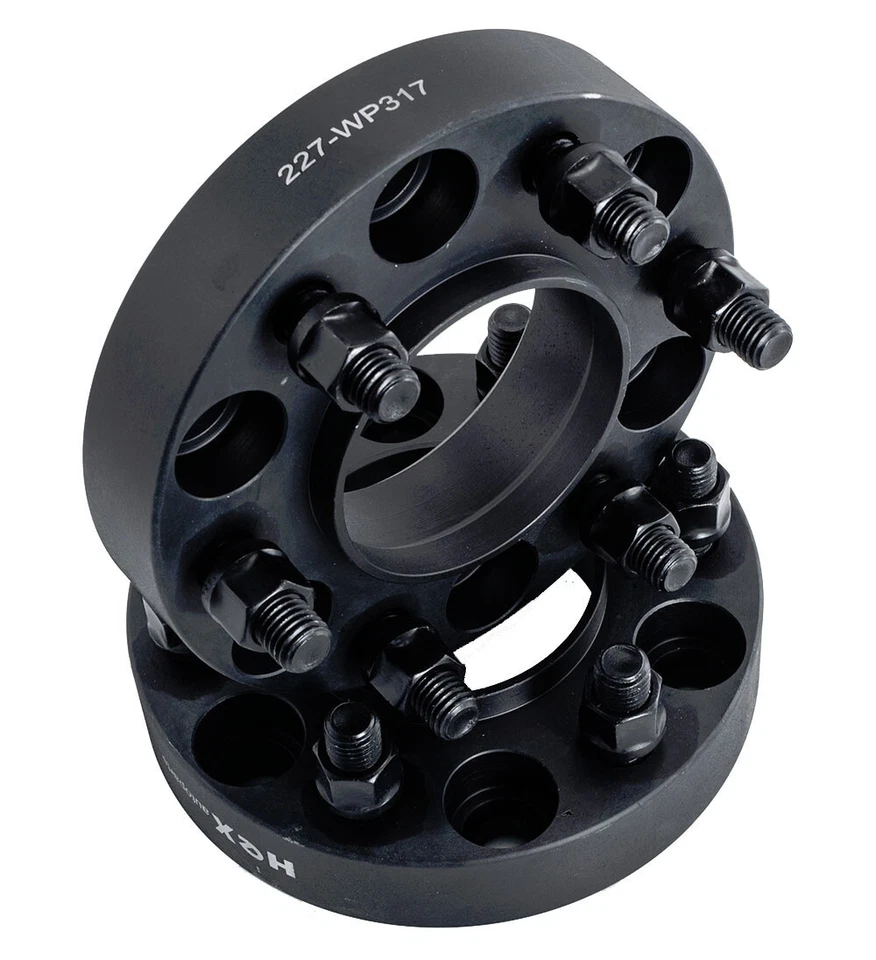 4PC 1.25" 6x135 Black Hubcentric Wheel Spacers for Ford F-150 Raptor Expedition - Image 2 of 3