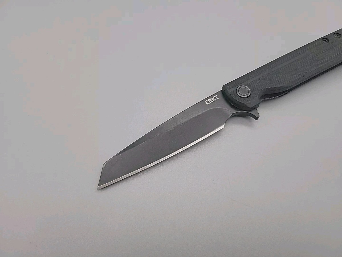CRKT 3802K LCK+ Pocket Knife - Reverse Tanto Plain Assisted Blade