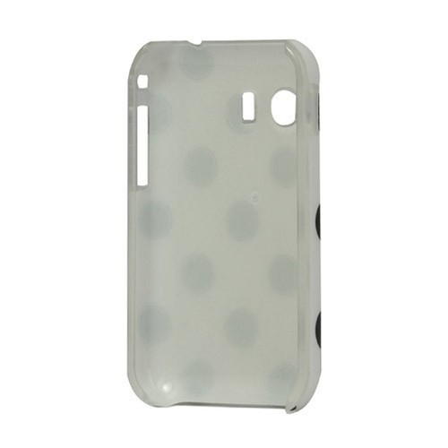 Etui na telefon komórkowy Ochrona Case Cover Projekt w kropki do Samsung Galaxy Y S5360 Białe - Zdjęcie 4 z 4