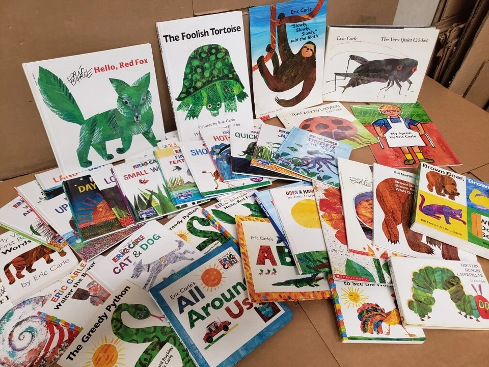 Lot of 10 Eric Carle Picture/Board Books for Children's Kid Toddler *Random Mix* - Image 2 of 4