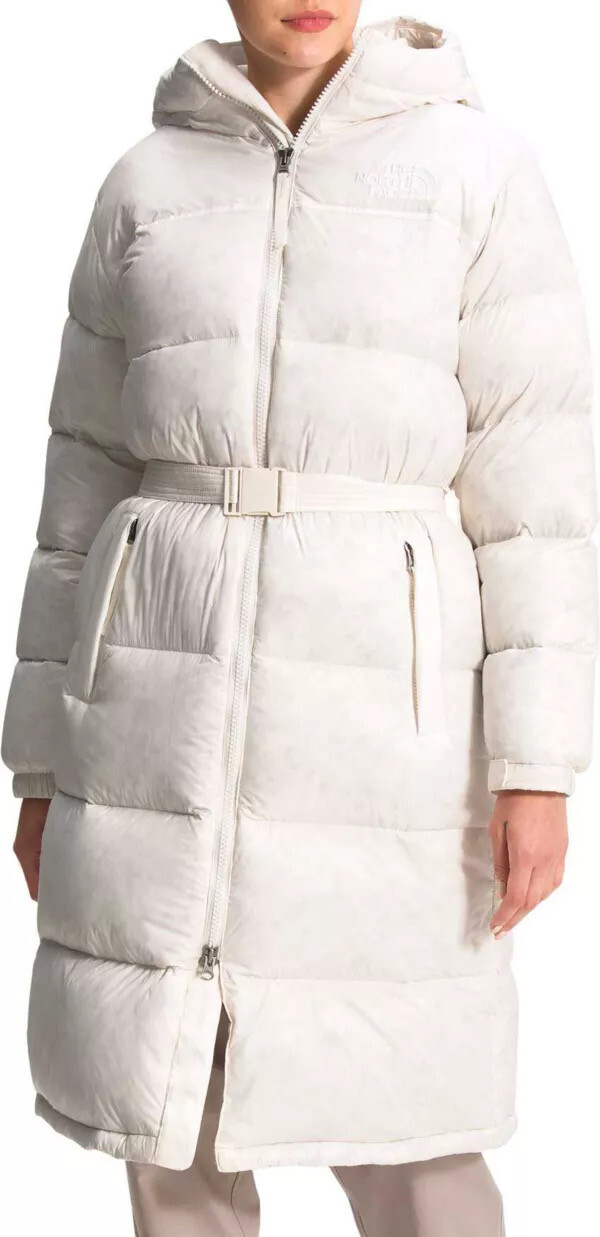 Nuptse Belted Long Parka Coat XS 