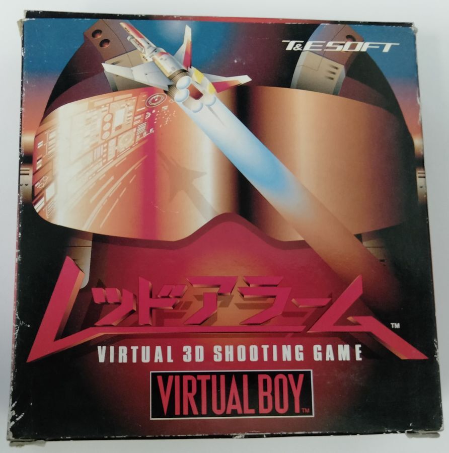 Nintendo Virtual Boy Red Alarm Japan Version w/ Box and Manual