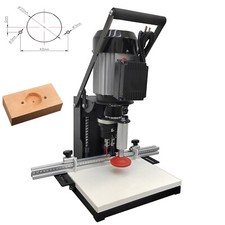 Portable Electric Hinge Driller Woodworking Boring Machine 110V 48-6 Scale:19.6"