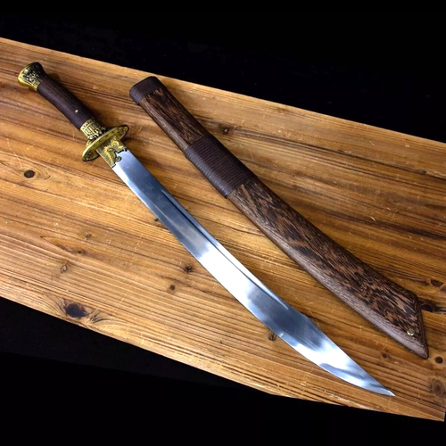 Battle Chinese Kung Fu Sword Broadsword Sharp 1095 Carbon Steel Blade Full Tang*