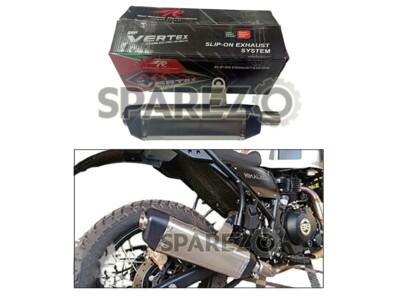 Fit For Royal Enfield Himalayan 411 Stainless Steel Red Rooster Exhaust Silencer