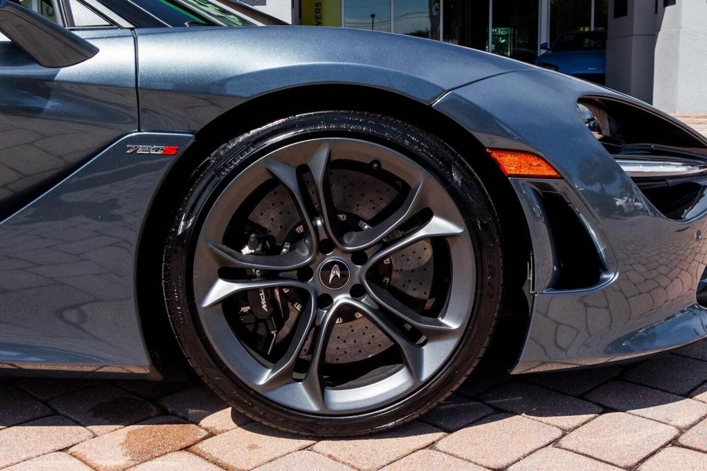 19" 20" LKNEW MCLAREN 720S LIGHTWEIGHT FORGED STEALTH WHEELS TIRES TPMS. ITALY.