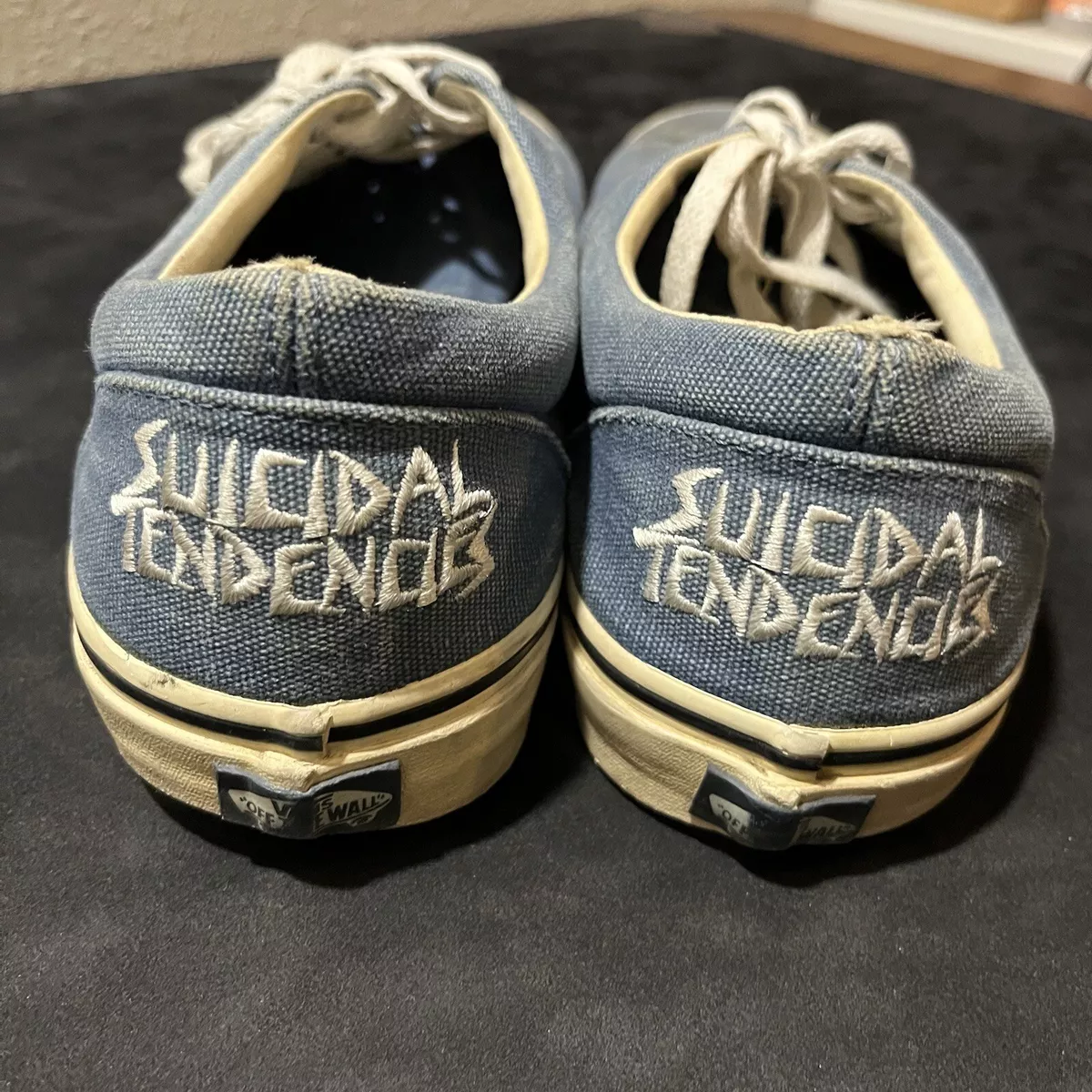 Vans x Suicidal Tendencies Era Navy Mens Size 12 Pre Owned Rare Limited Edition