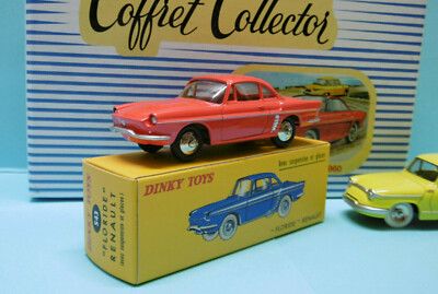 COFFRET DINKY ATLAS LES PROTOTYPES DE 1960 2MODELS PANHARD + RENAULT