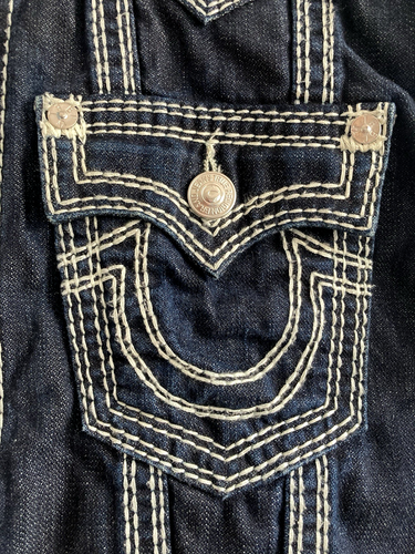 True Religion Denim Waistcoat. Men’s Size: XL. P2P 22 Inches. Great Condition - Picture 3 of 24