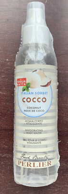  Perlier Italian Sorbet Coconut Body Water Fresh Beauty 5oz Sealed 