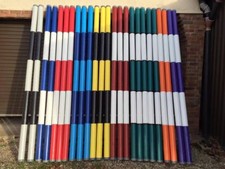 Show Jump Poles 3m Painted two colours