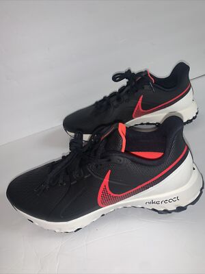  Nike React Infinity Pro GOLF Shoes Mens Size 8 CT6620-002 Black Crimson