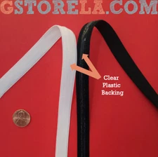  Silicone Elastic Tape – 3/8'' 7/16'' Inch Stretch Non Slip Grip Band