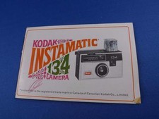 KODAK INSTAMATIC 134 CAMERA INSTRUCTION USER MANUAL GUIDE BOOK FRENCH  ENGLISH