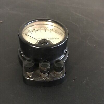 Weston Electrical Instrument Co Voltmeter Model 489 0-250 Weston Electrical Instrument Co Voltmeter Model 489 0-250