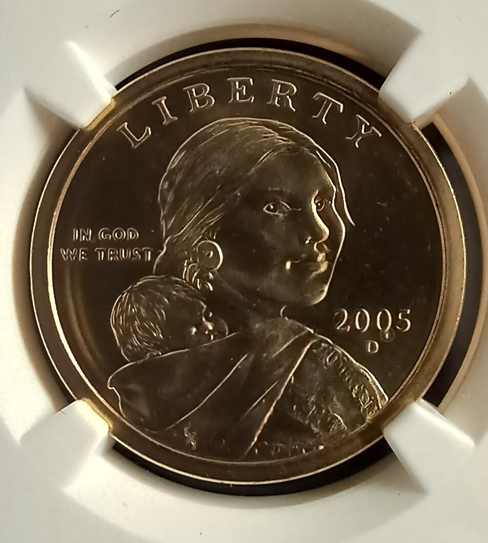 2005 (D) SMS NGC MS 67 Sacagawea Dollar Coin | eBay