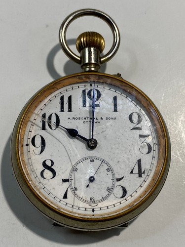 Antique A.Rosental & Son Pocket Watch, Pre-Owned, Doesn't Run(29-#70)
