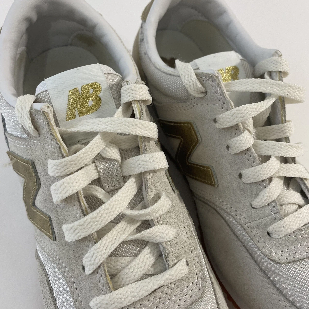 New Balance J. Crew 620 CW620JD2 Beige Gold Suede Running Shoes  Womenu0026#039;s Size 7.5 | eBay