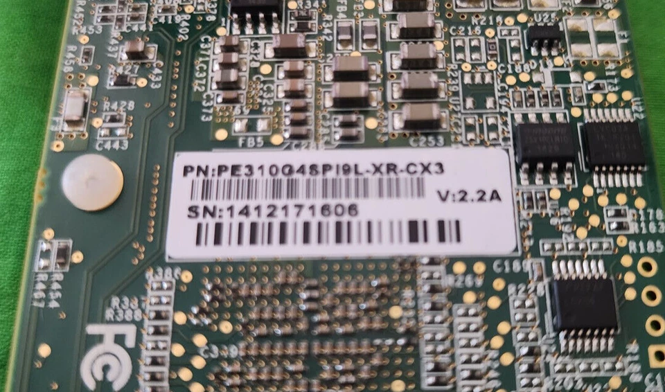 Silicom PE310G4SPI9L-XR-CX3 Quad Port 10Gb SFP+ Ethernet Adapter Card - Image 2 of 3