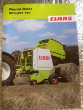 Factory Dealership Spec Brochure 02/04 Claas Round Baler Rollant 160