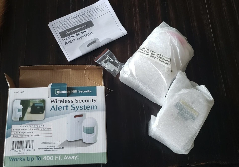 Bunker Hill Wireless Security Alert System Indoor Or Outdoor Range 400 Ft. 61910 - Image 2 of 4