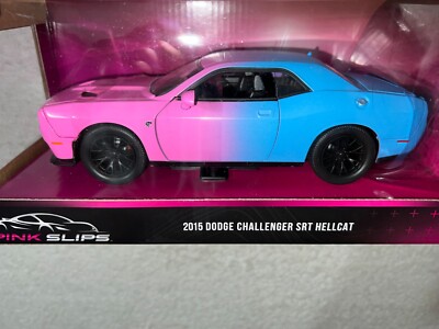 JADA PINK SLIPS 2015 DODGE CHALLENGER SRT HELLCAT 1:24 SCALE **NEW