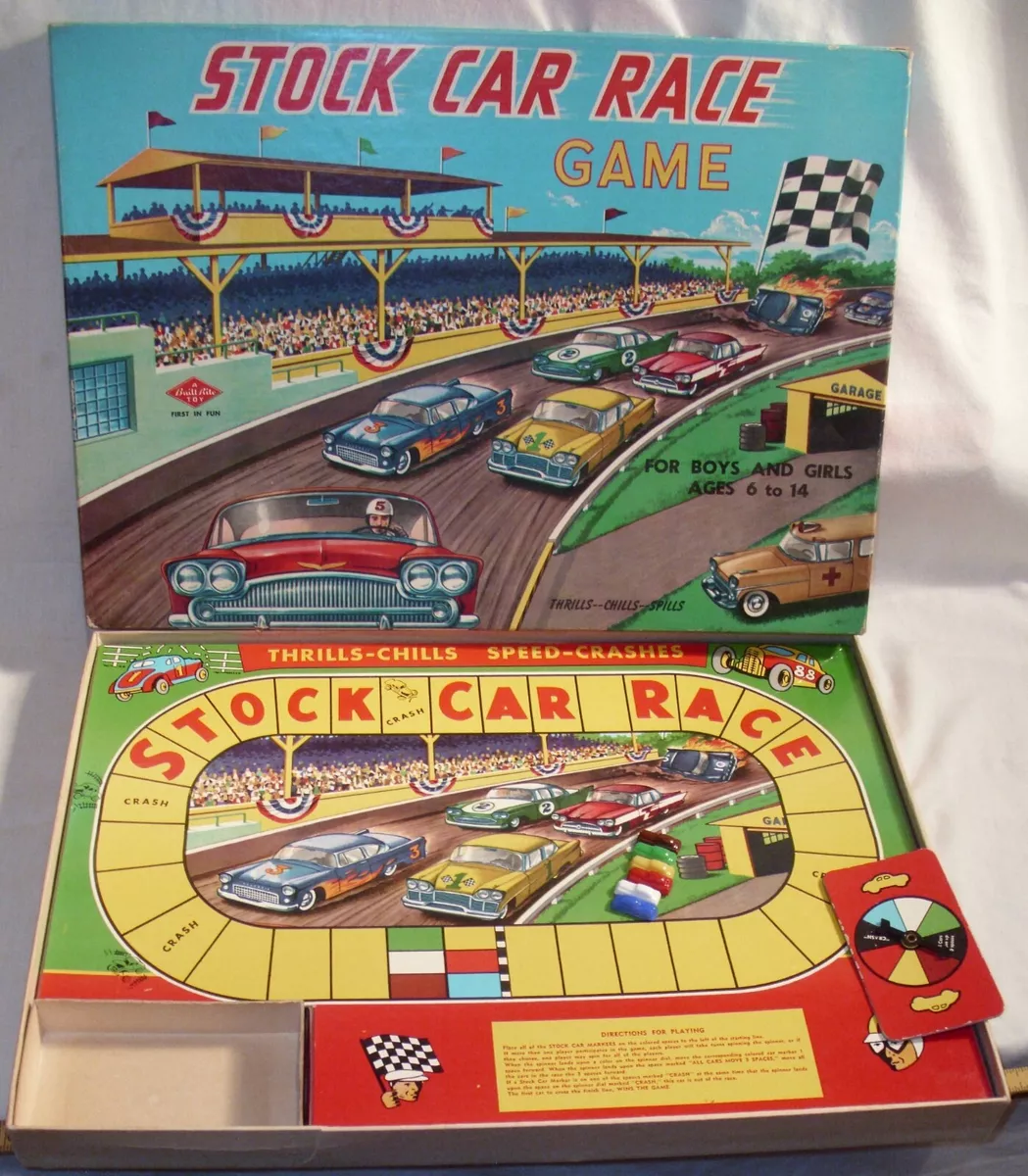 1 CAR D: Stock Car Racing Game, Board Game