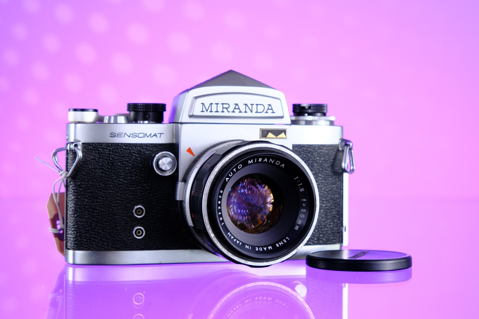 Miranda Sensomat 35mm SLR Film Camera + 50mm F/1.8 Auto Miranda Lens