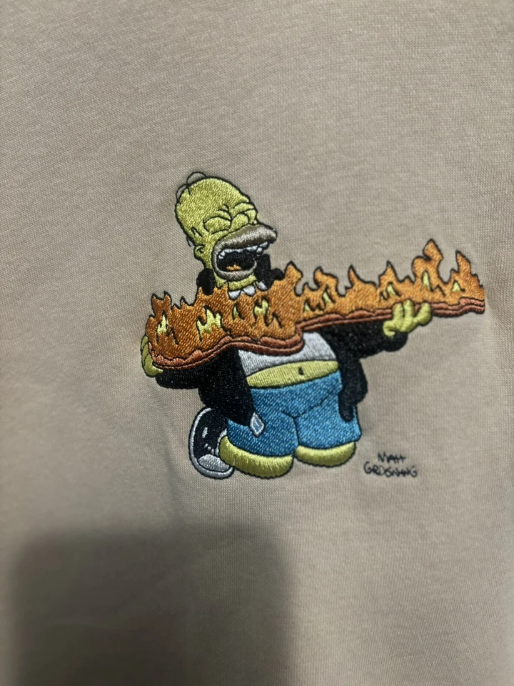 Sudadera con capucha para guitarra H&M Homer Simpson Flaming juvenil 20 XL/XXL Foto 2 de 4