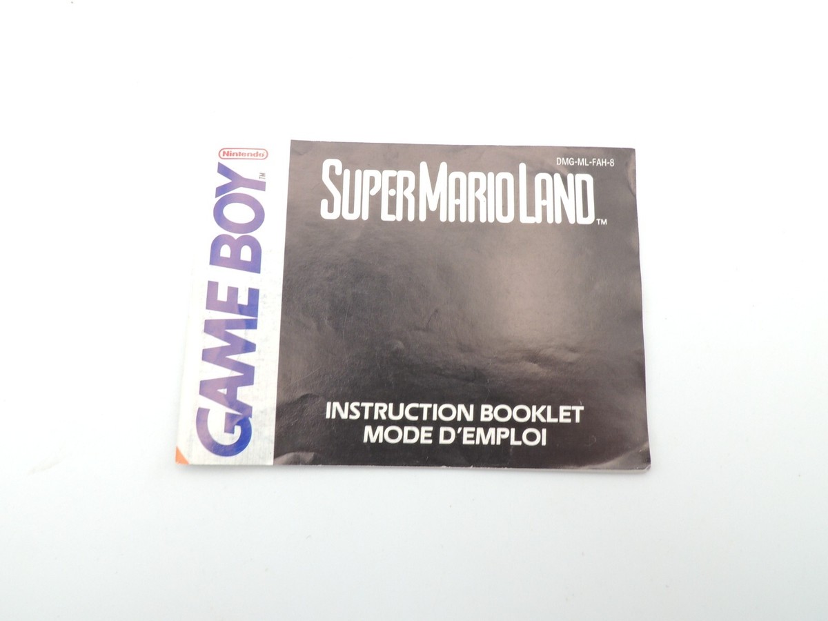 Super Mario Land Sur Game Boy (classic) - Complet Avec Boîte Et Notice (CIB)