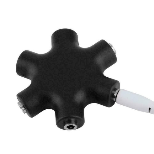 5 Way 3.5mm Audio Female Port HUB Headset AUX Stereo H5I5 Adapter Multi N8Q8 - Zdjęcie 5 z 11
