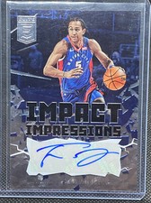 2021-22 Panini Donruss Elite Frank Jackson Impact Impressions Auto Pistons
