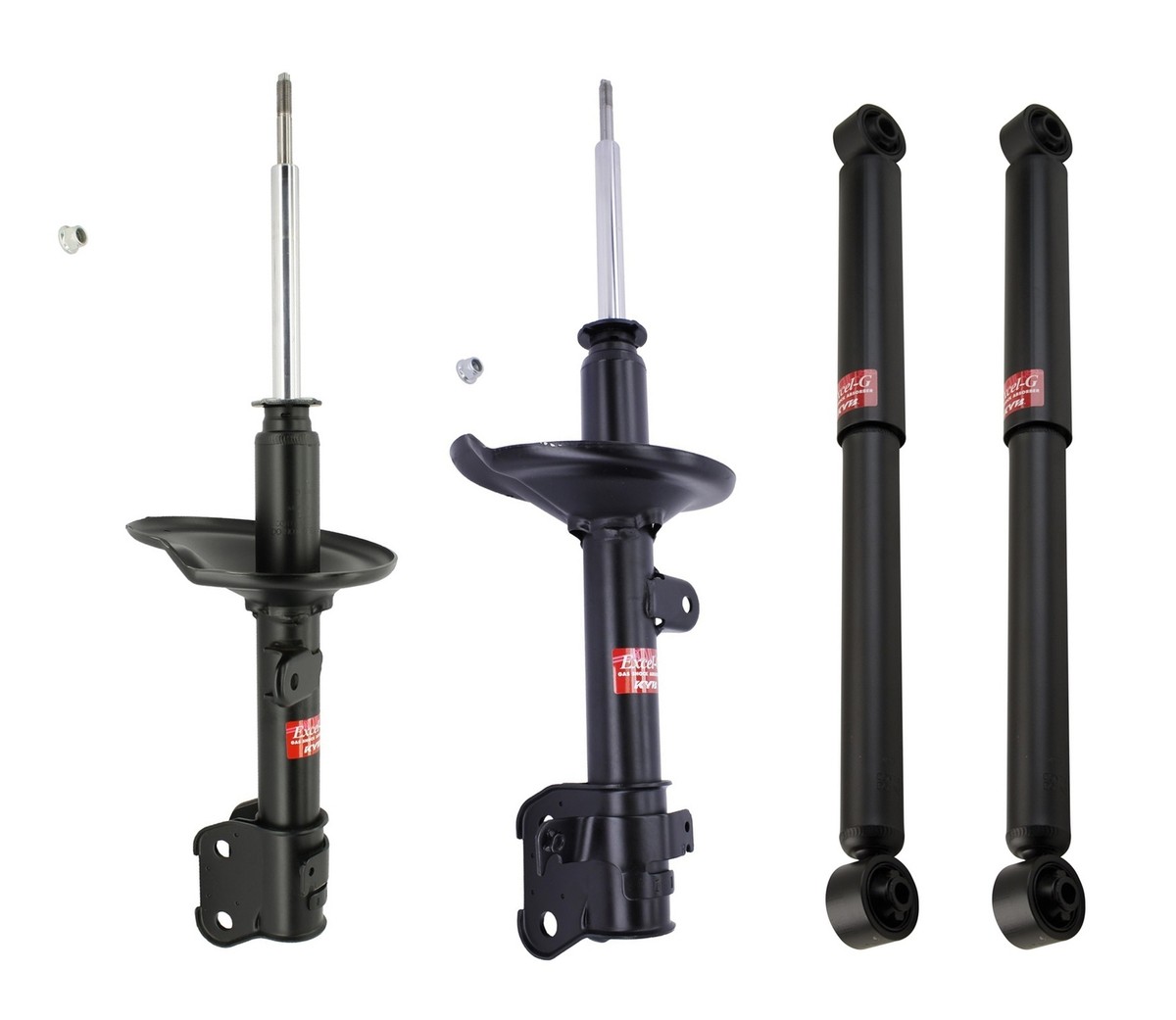 KYB 334364 334365 344353 Kit of 4 Struts Shocks Front & Rear For