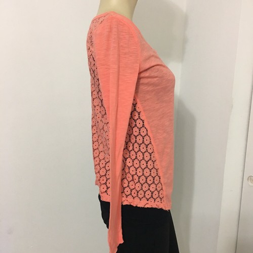 Aeropostale Womens Salmon Blouse Size S Top Long Sleeve NWT#75 - Picture 2 of 8