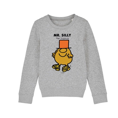 Mr Men Sweatshirt Mr. Silly Long Sleeve Kids Unisex Jumper Pullover - Picture 9 of 16