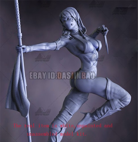 Mileena Figure 3D Print Model Kit Unpainted Unassembled GK H48cm - Picture 2 of 10